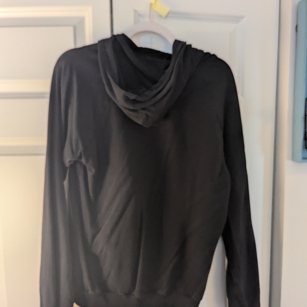 Black American Apparel hoodie, adult small - Picture 2 of 4